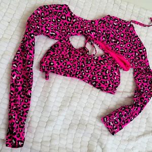 Super cute cheetah top for kids